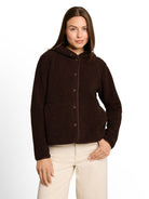 Teddy Sweatjacke mit Kapuze