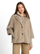 Cosy Cape Jacke im 2-in-1-Look