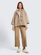 Cosy Cape Jacke im 2-in-1-Look