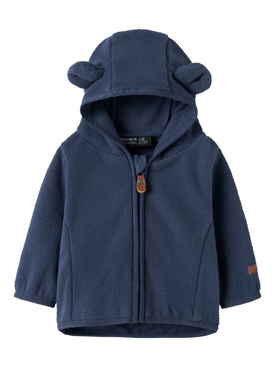 NBNMEEKO FLEECE JACKET MELANGE NOOS