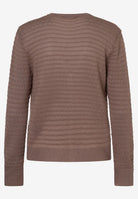 Cardigan mit Streifen-Struktur