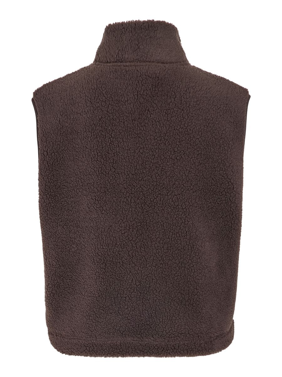NMMASEY SHORT TEDDY VEST NOOS