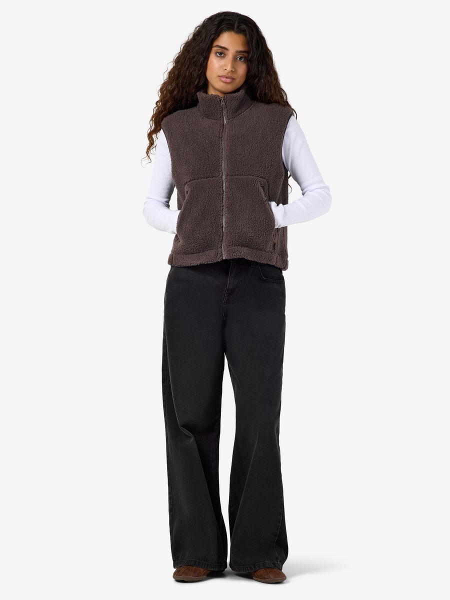 NMMASEY SHORT TEDDY VEST NOOS