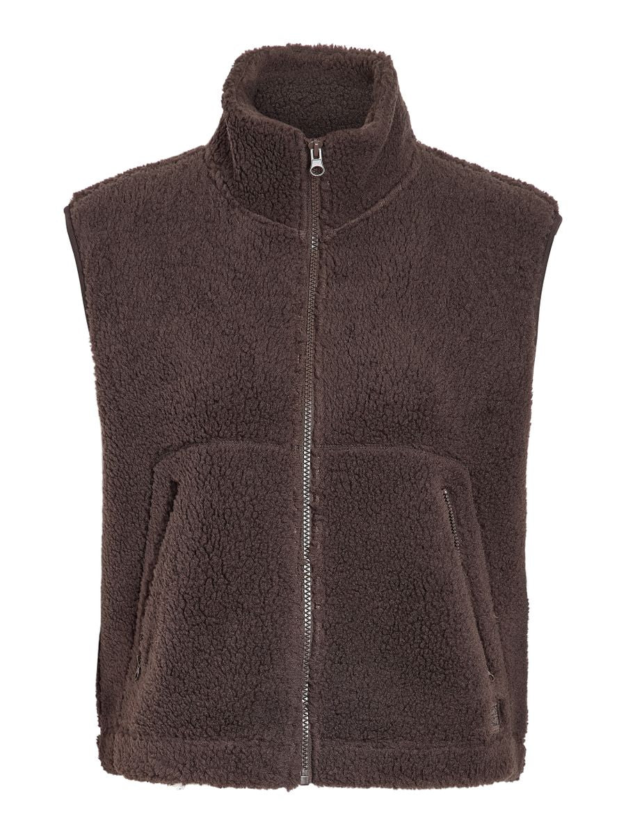 NMMASEY SHORT TEDDY VEST NOOS