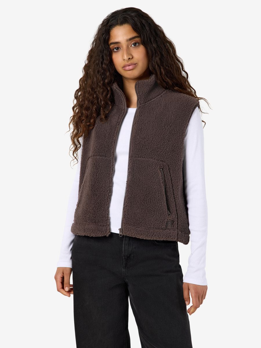 NMMASEY SHORT TEDDY VEST NOOS