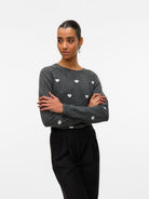 VMDOFFY INTARSIA LS O-NCK PULLOV GA NOOS