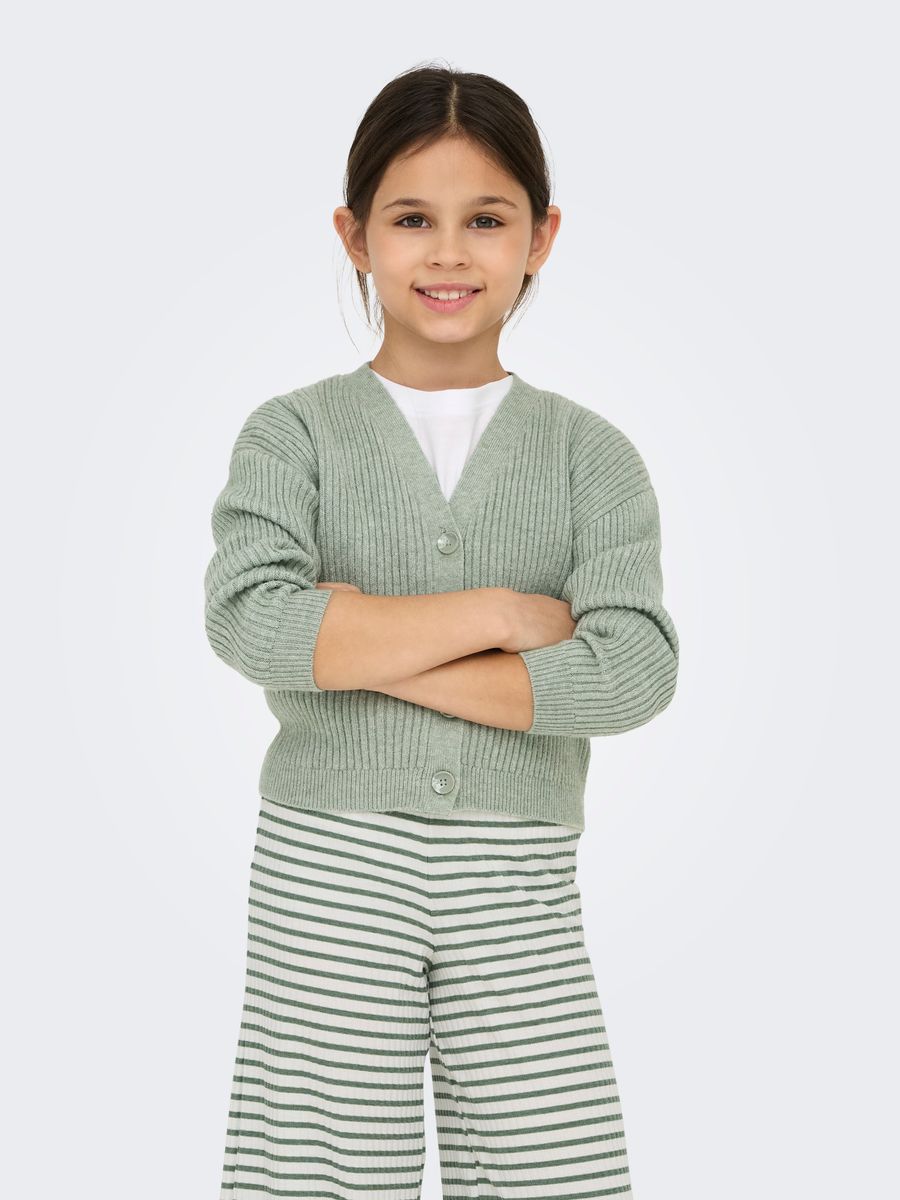 KOGMANDY LS SHORT BOXY CARDIGAN KNT NOOS