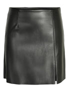 NMCLARA PENNY COATED HW SLIT SKIRT NOOS