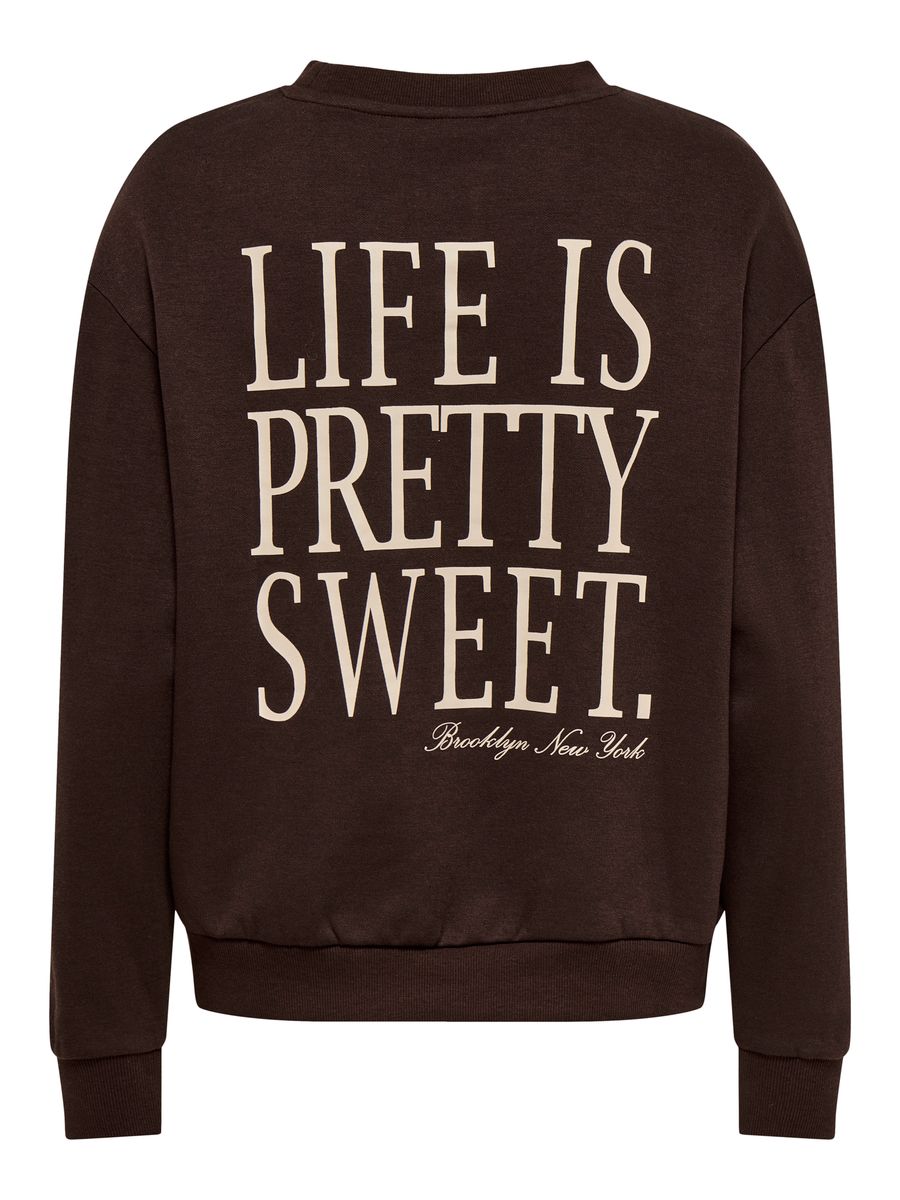 JDYNANNA LIFE L/S TEXT SWEAT JRS DIA