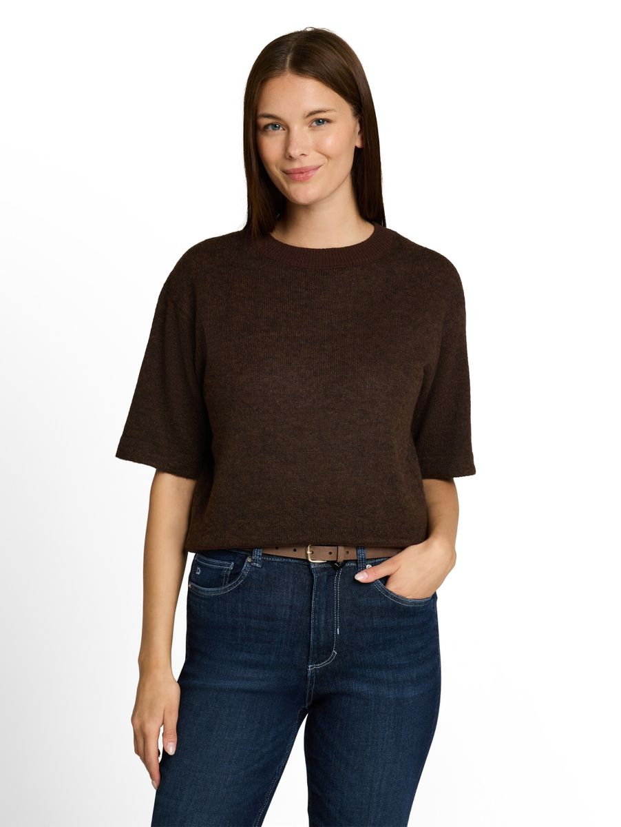 Cosy Strickpullover mit Alpaka-Anteil