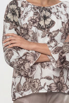 Bluse mit Blumenmuster