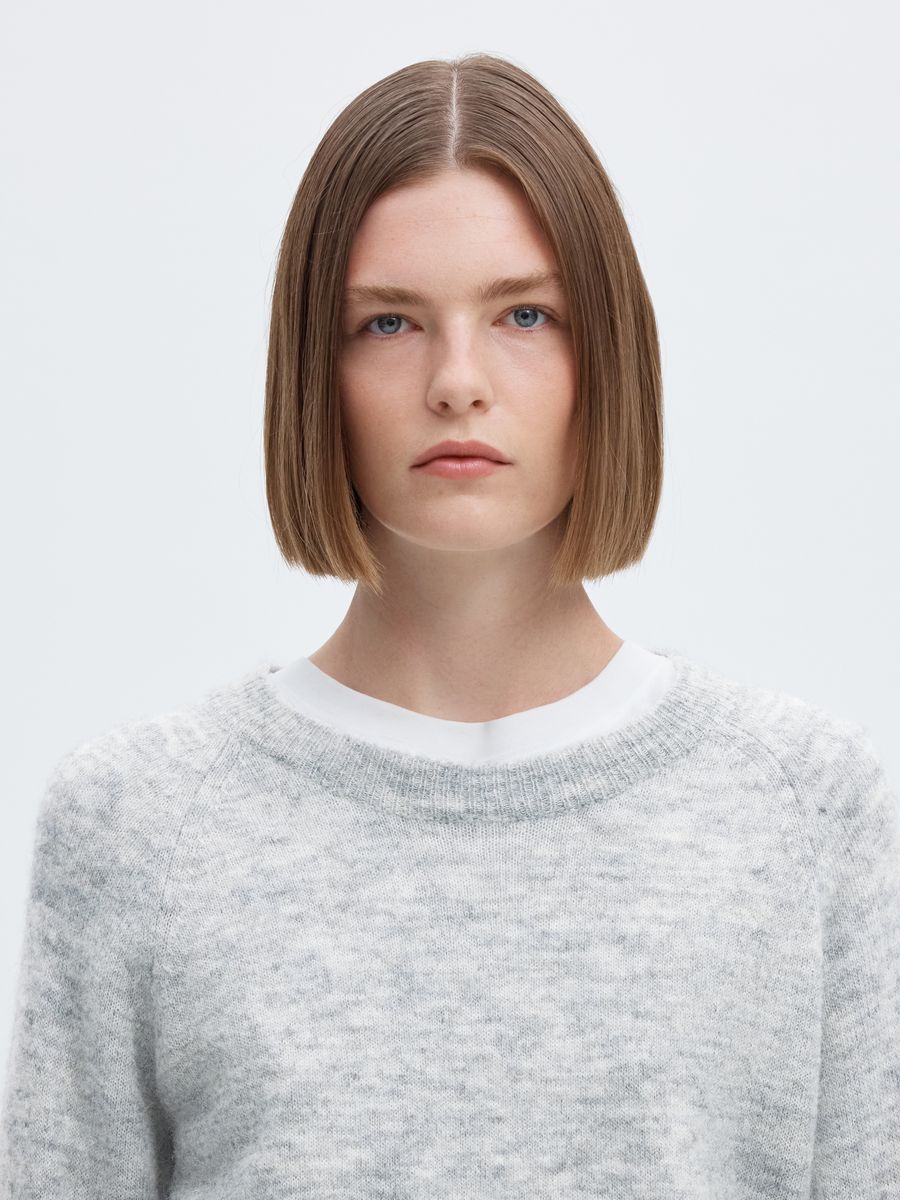 SLFLULU LS KNIT O-NECK NOOS