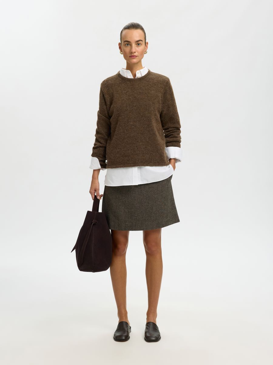 SLWLULU NEW LS KNIT O-NECK NOOS