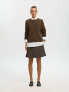 SLWLULU NEW LS KNIT O-NECK NOOS