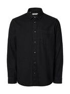 SLMCLAUS-CARLO REG DENIM LS SHIRT NOOS