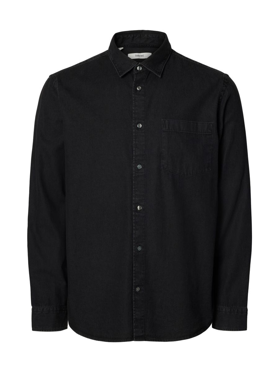 SLMCLAUS-CARLO REG DENIM LS SHIRT NOOS