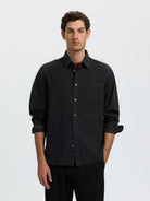SLMCLAUS-CARLO REG DENIM LS SHIRT NOOS