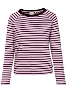Striped Raglan Pullover