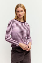 Striped Raglan Pullover