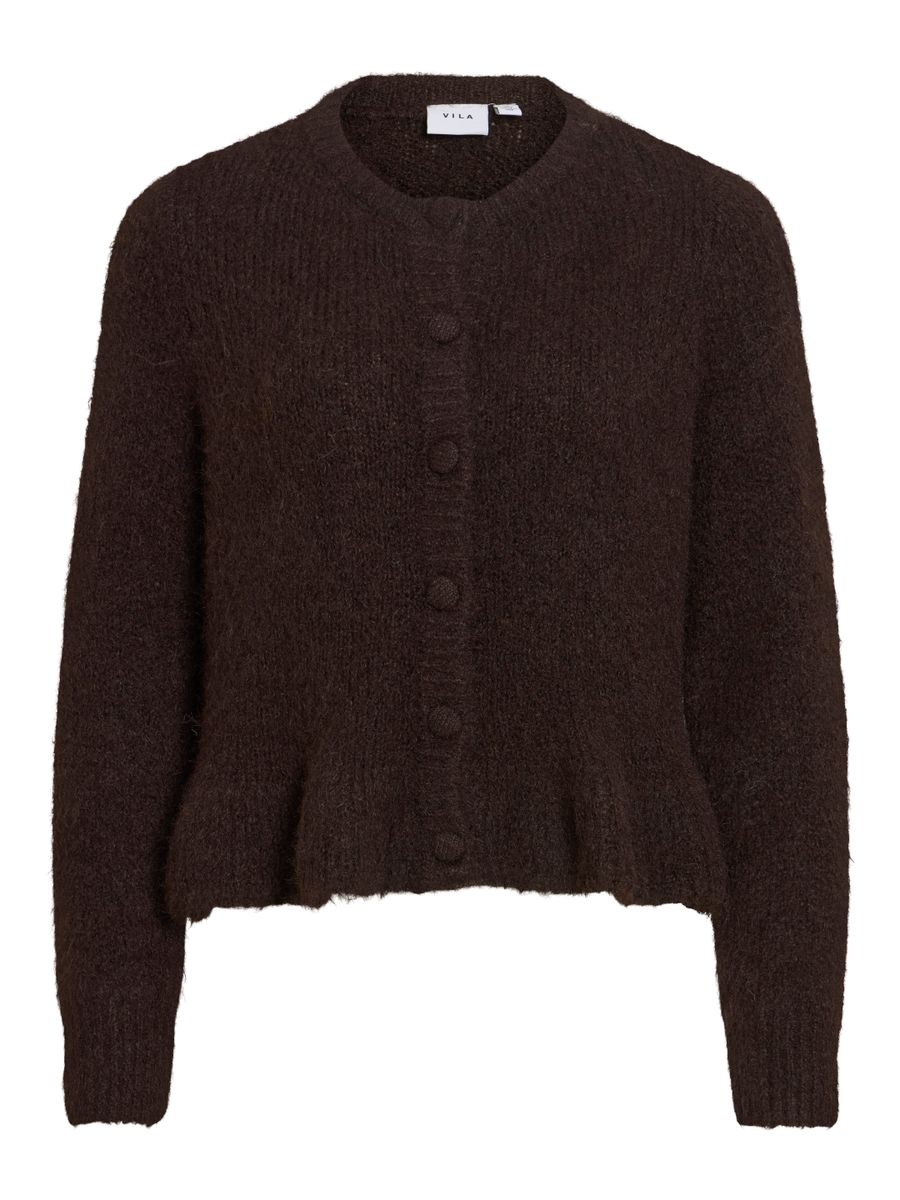 VIBOWS L/S FLOUNCE KNIT CARDIGAN-NOOS