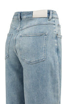 Washed Jeans aus Baumwolle