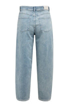 Washed Jeans aus Baumwolle
