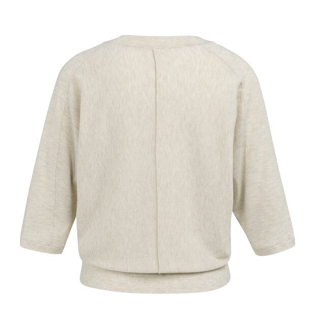 Pullover mit V-Ausschnitt und Nähten