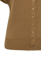 Ärmellose Strickjacke mit Knopfleiste vorne