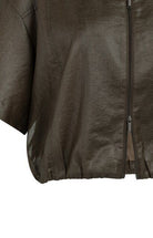 Blusenjacke mit beschichteter Oberfläche