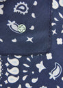 Dreieckstuch aus Viskose mit Bandana-Print