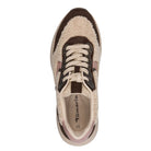 Sneaker mit Kunstfell-Details