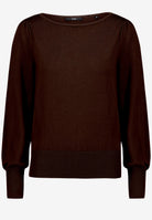 Feinstrickpullover  mit U-Boot Ausschnitt