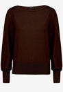 Feinstrickpullover  mit U-Boot Ausschnitt