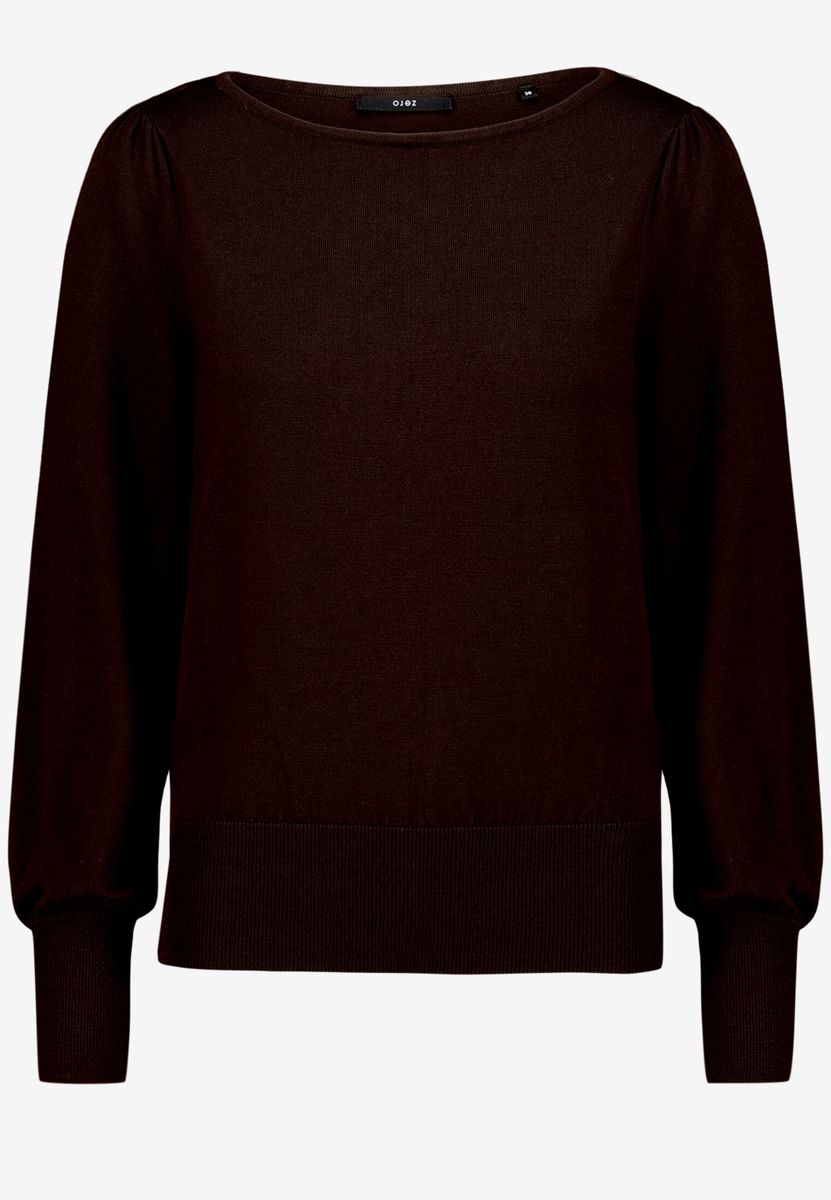 Feinstrickpullover  mit U-Boot Ausschnitt