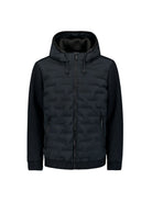 Jacket Short Fit Sealed Hooded Knitted Mix
