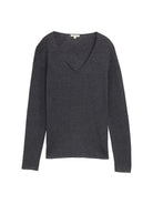 Strickpullover mit V-Ausschnitt