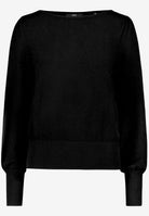 Feinstrickpullover  mit U-Boot Ausschnitt