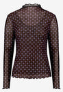 Halbarm-Shirt mit Muster
