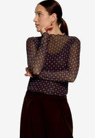 Halbarm-Shirt mit Muster