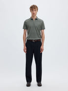 SLHFAVE ZIP SS POLO NOOS
