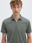 SLHFAVE ZIP SS POLO NOOS