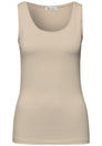 Basic Top mit Rundhals in Unifarbe