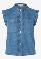 Jeansbluse