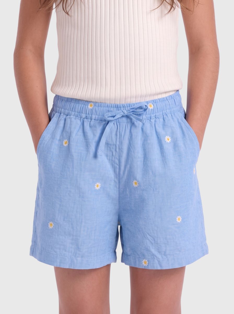 KOGMALOU EMB SHORTS WVN