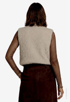 Strickweste mit Reißverschluss