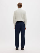SLMDANE LS KNIT STRUCTURE HALF ZIP
