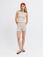 JXZOE SEERSUCKER FULL SMOCK TOP WVN LN