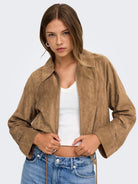 ONLLIXA L/S FAUX SUEDE JACKET CC PNT