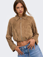 ONLLIXA L/S FAUX SUEDE JACKET CC PNT