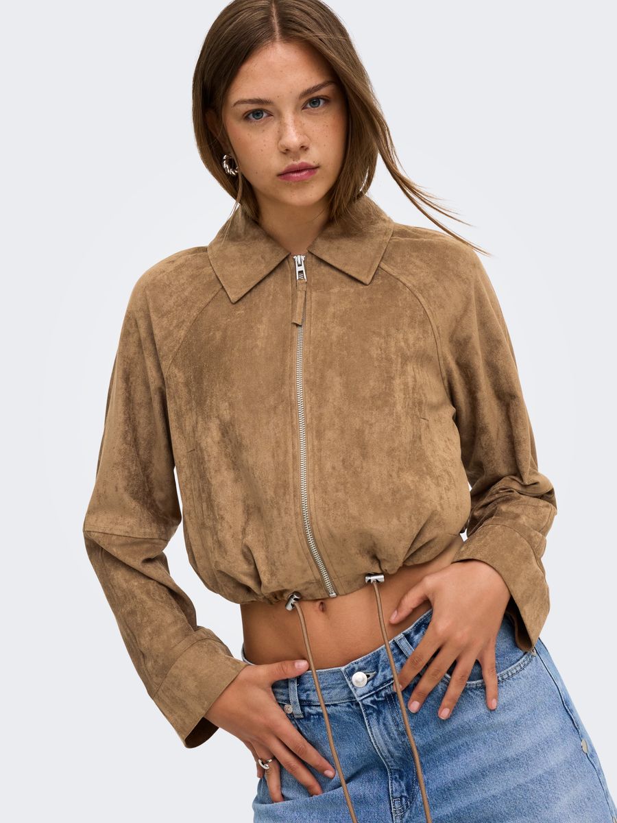 ONLLIXA L/S FAUX SUEDE JACKET CC PNT